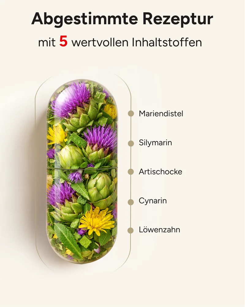 Mariendistel Komplex - mit Löwenzahn & Artischocke