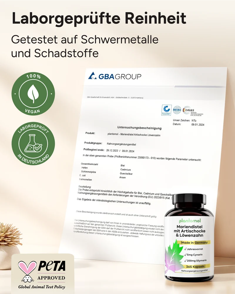 Mariendistel Komplex - mit Löwenzahn & Artischocke