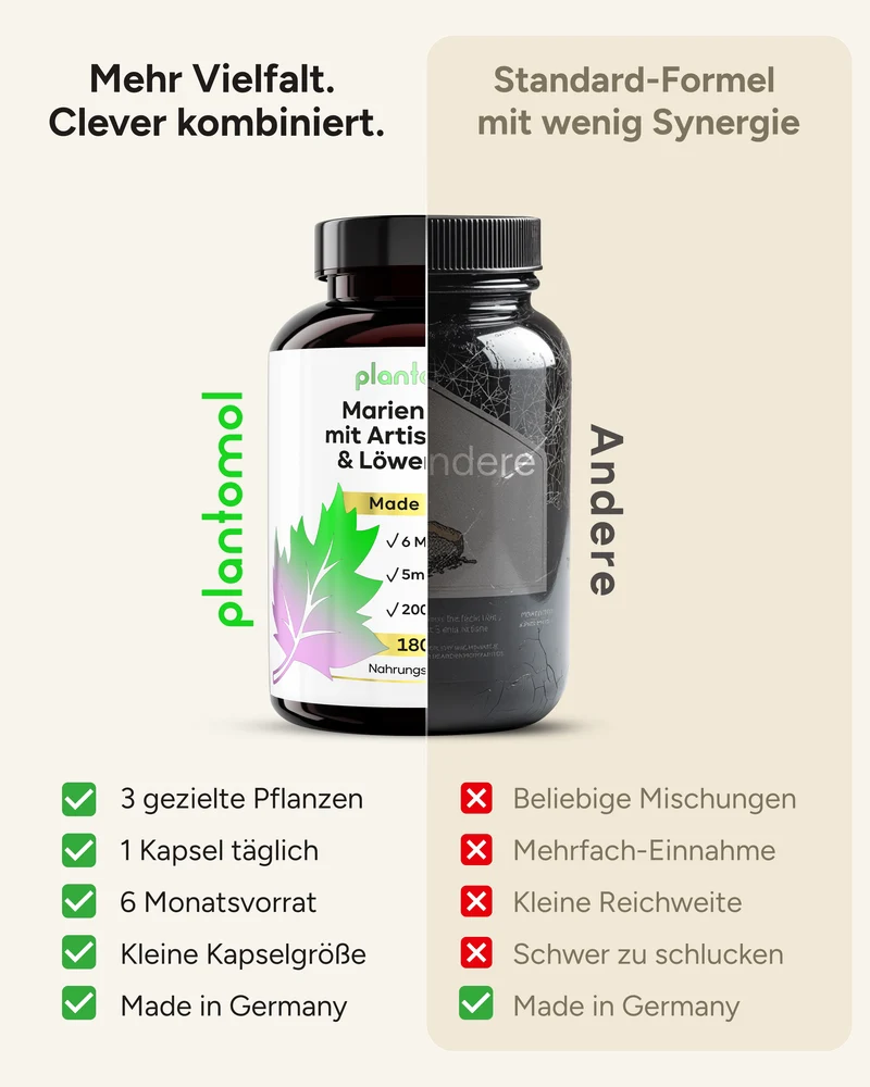 Mariendistel Komplex - mit Löwenzahn & Artischocke