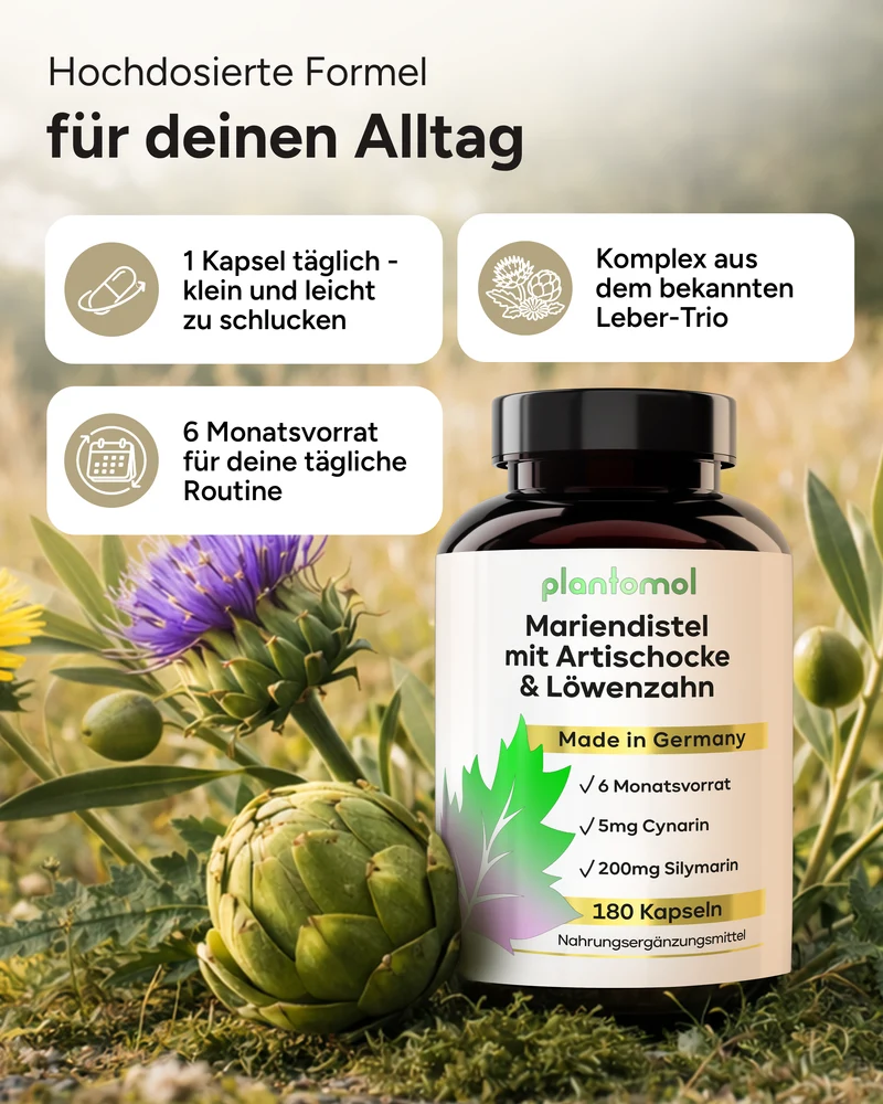 Mariendistel Komplex - mit Löwenzahn & Artischocke