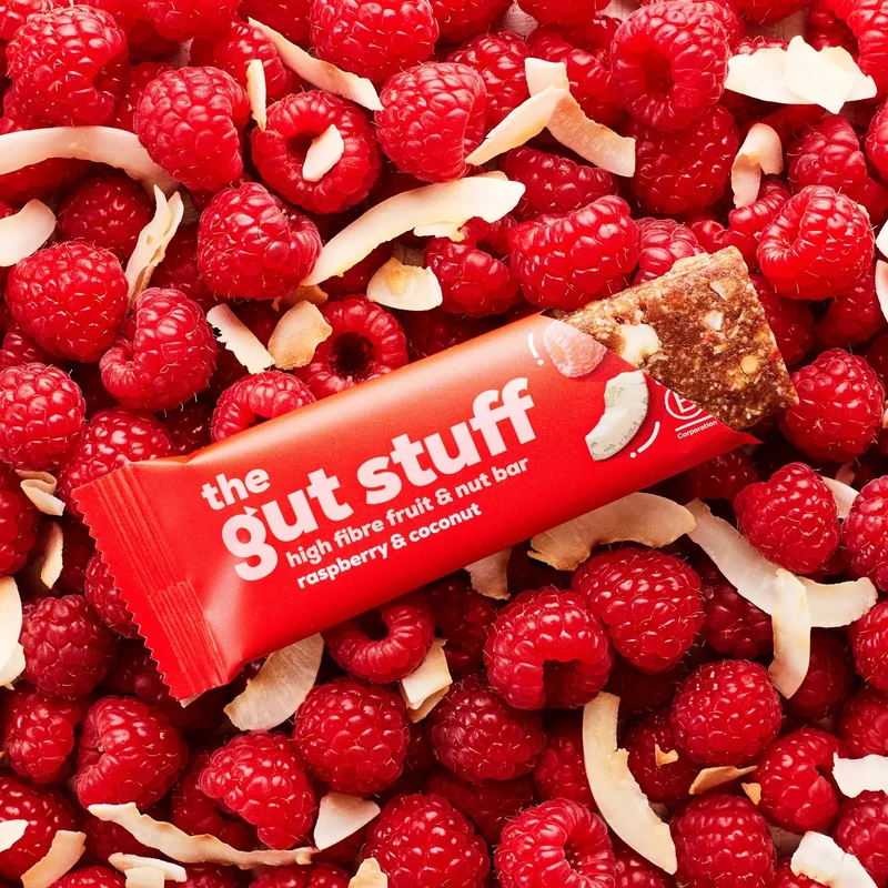 High Fibre Raspberry + Coconut Bar