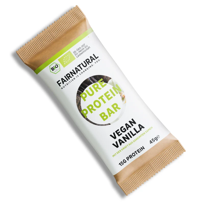 Organic Vegan Protein Bar Vanilla Single Bar