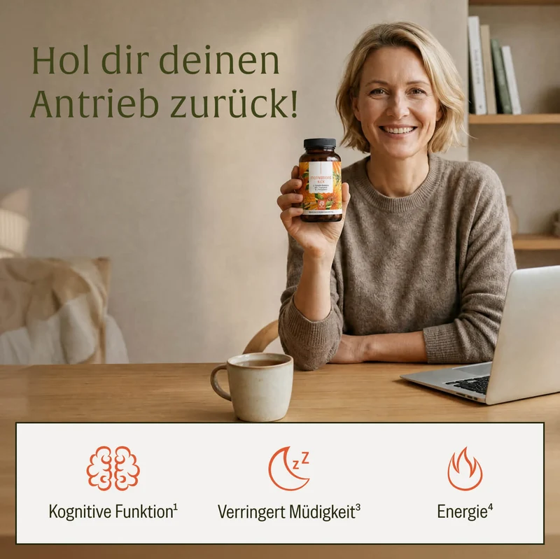 Motivationskick: L-Tyrosin-Komplex mit L-Tryptophan & L-Phenylalanin