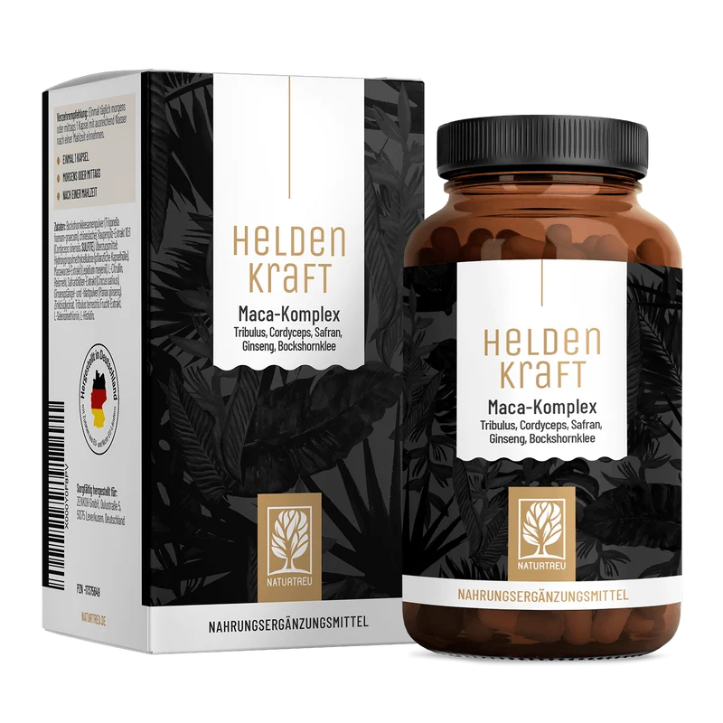 Heldenkraft: Maca-Komplex mit Tribulus