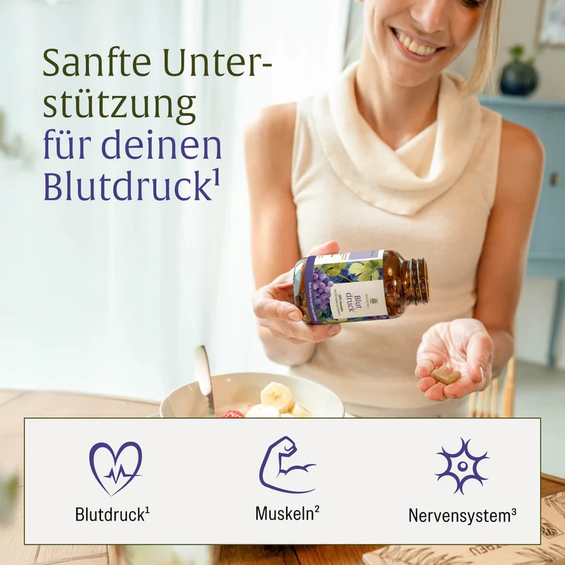 Blutdruck: OPC-Komplex mit Q10, Kalium und Knoblauch