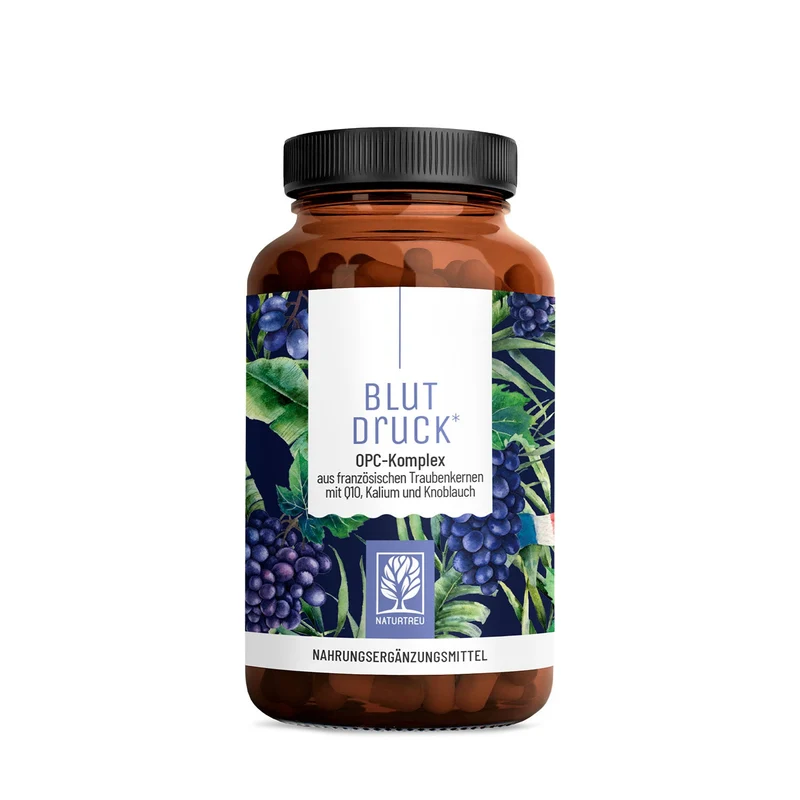 Blutdruck: OPC-Komplex mit Q10, Kalium und Knoblauch