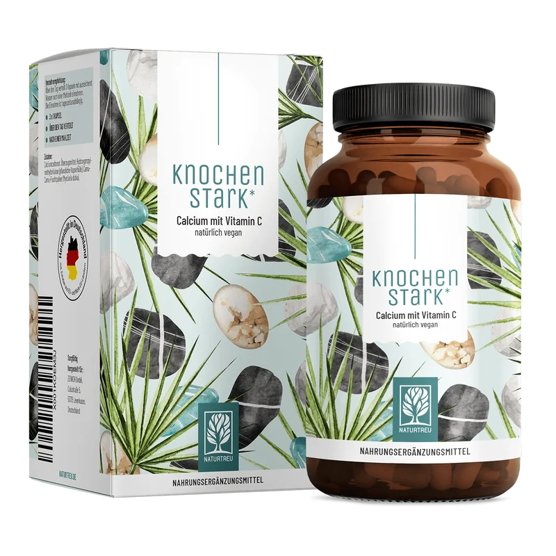 Knochenstark: Calcium Kapseln mit Vitamin C