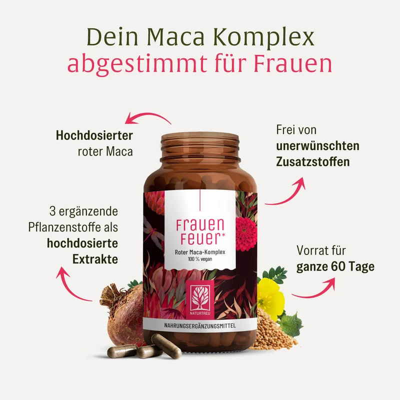 Frauenfeuer: Roter Maca-Komplex