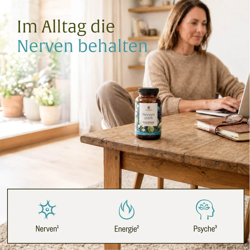 Nervenstark: Vitamin B-Komplex hochdosiert