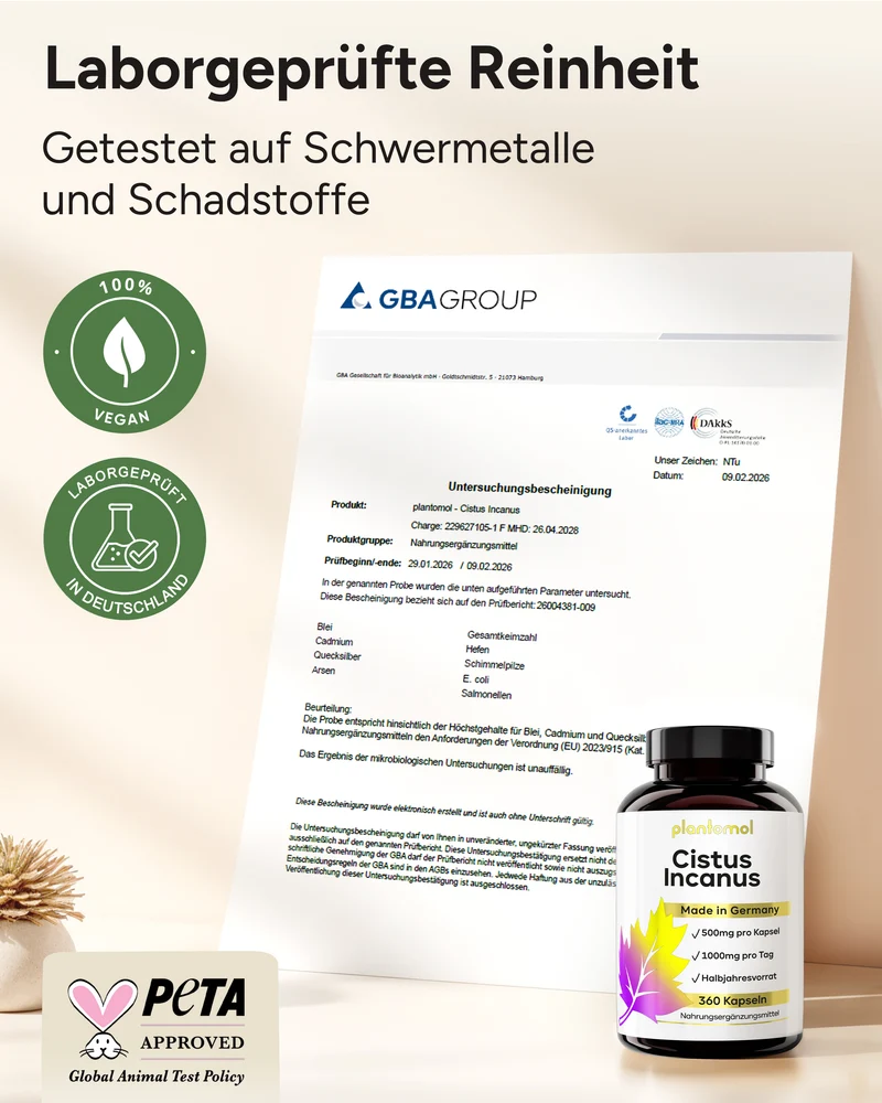 Cistus Incanus - 1.000mg pro Tag