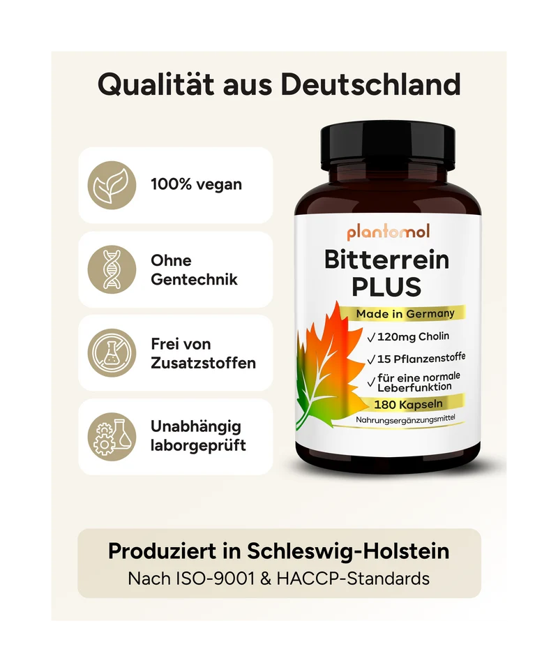 Bitterrein PLUS - Mariendistel, Artischocke und Löwenzahn
