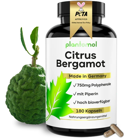 Citrus Bergamot - enthält 750mg Polyphenole pro Tag