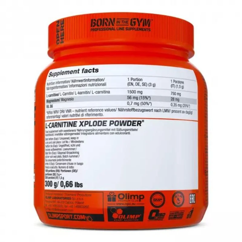 Olimp L-Carnitine Xplode PowderÂ® - 300 g