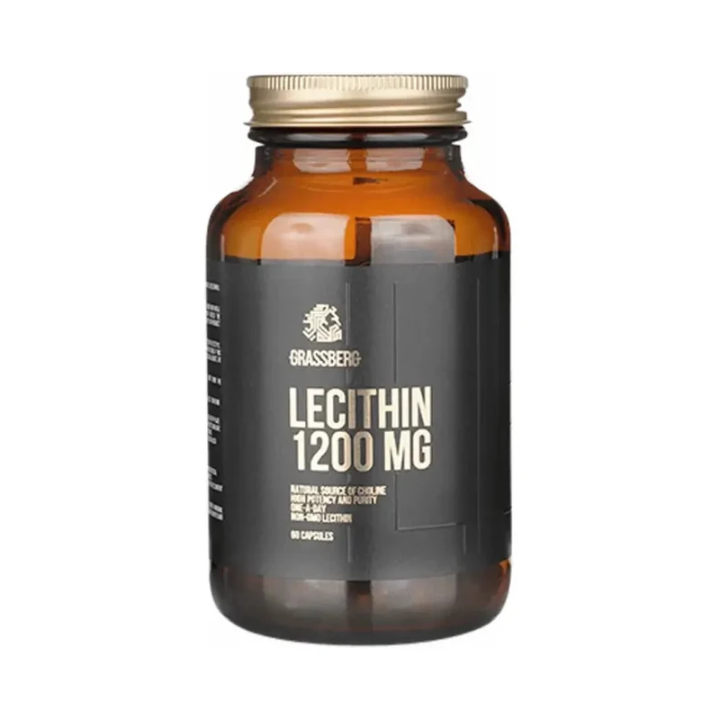 Grassberg Lecithin 1200mg, 60 Kapseln