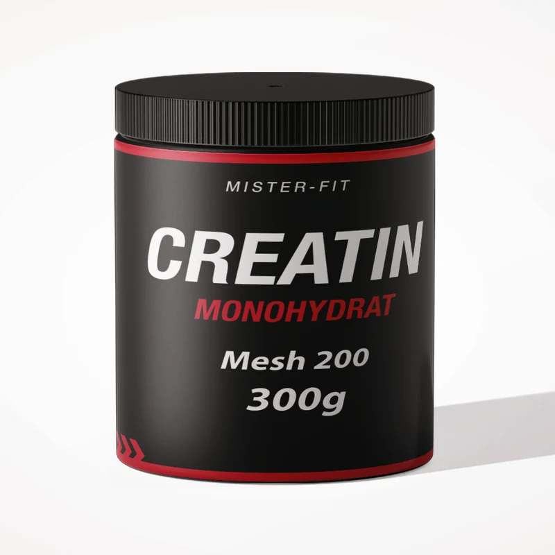 Mister-Fit Creatin Monohydrat ultrafein (200 Mesh), 300 g