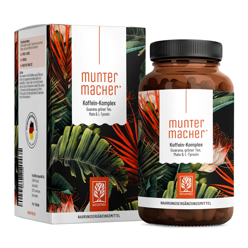 Muntermacher: Koffein-Komplex mit Guarana & Mate