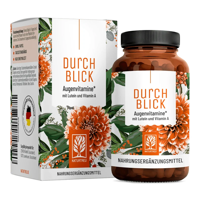 Durchblick: Augenvitamine mit Lutein und Vitamin A