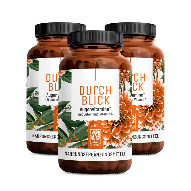 Durchblick: Augenvitamine mit Lutein und Vitamin A