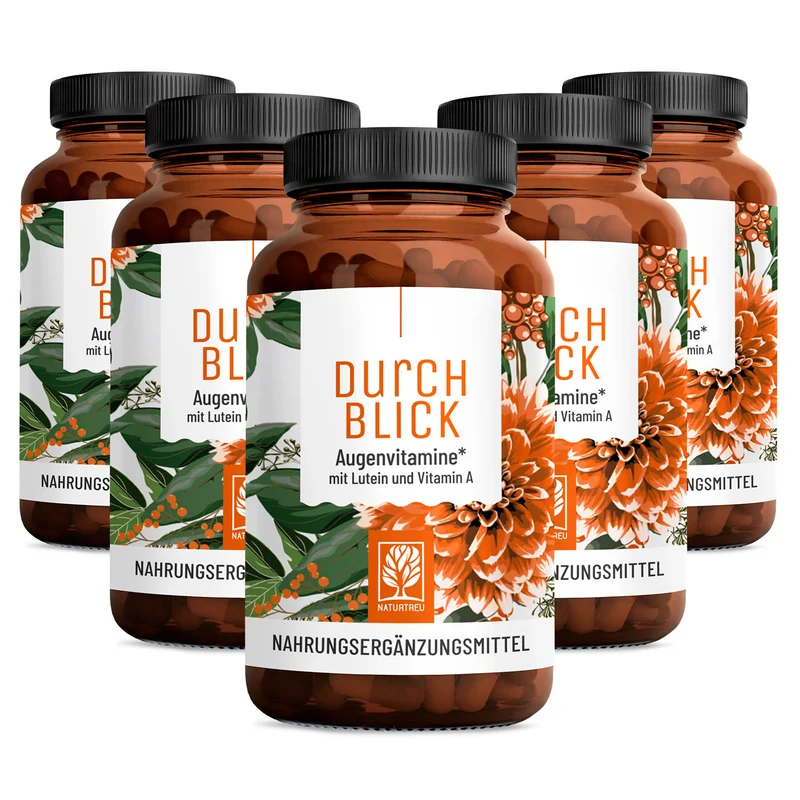 Durchblick: Augenvitamine mit Lutein und Vitamin A