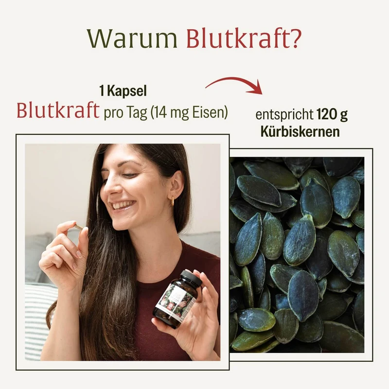 Blutkraft: Eisen-Komplex mit Fenchel & Cofaktoren