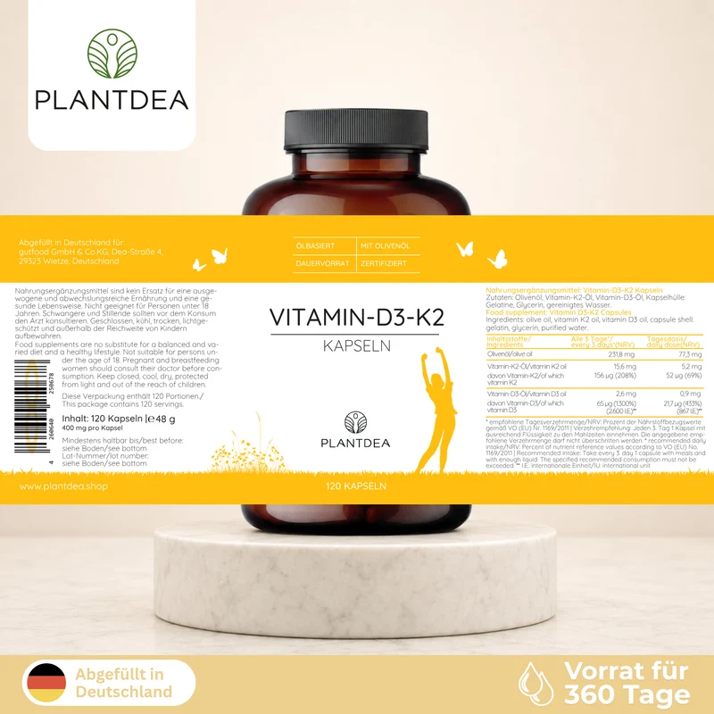 Vitamin D3-K2 Kapseln