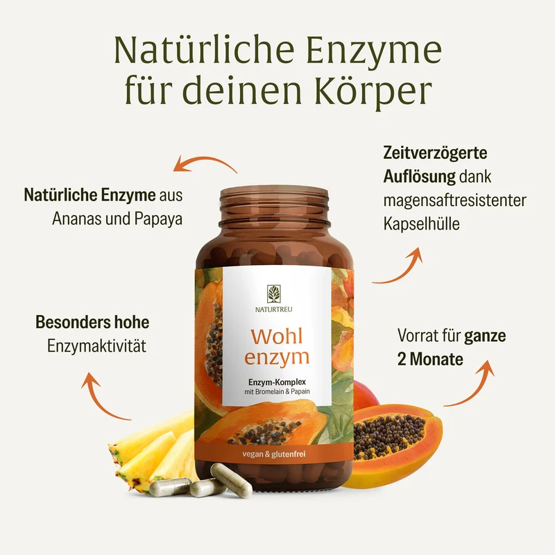 Wohlenzym - Enzym-Komplex mit Bromelain & Papain