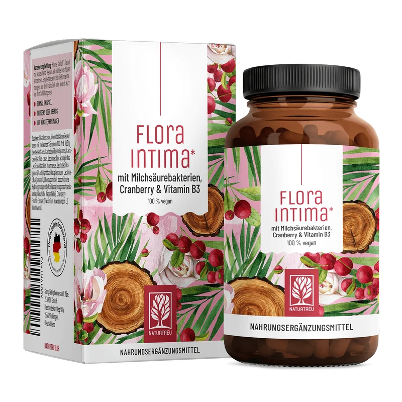 Floraintima: Milchsäurebakterien mit Cranberry & Vitamin B3
