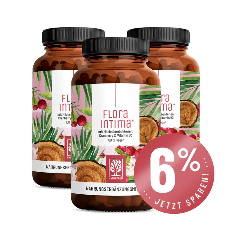 Floraintima: Milchsäurebakterien mit Cranberry & Vitamin B3