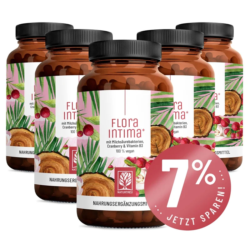 Floraintima: Milchsäurebakterien mit Cranberry & Vitamin B3