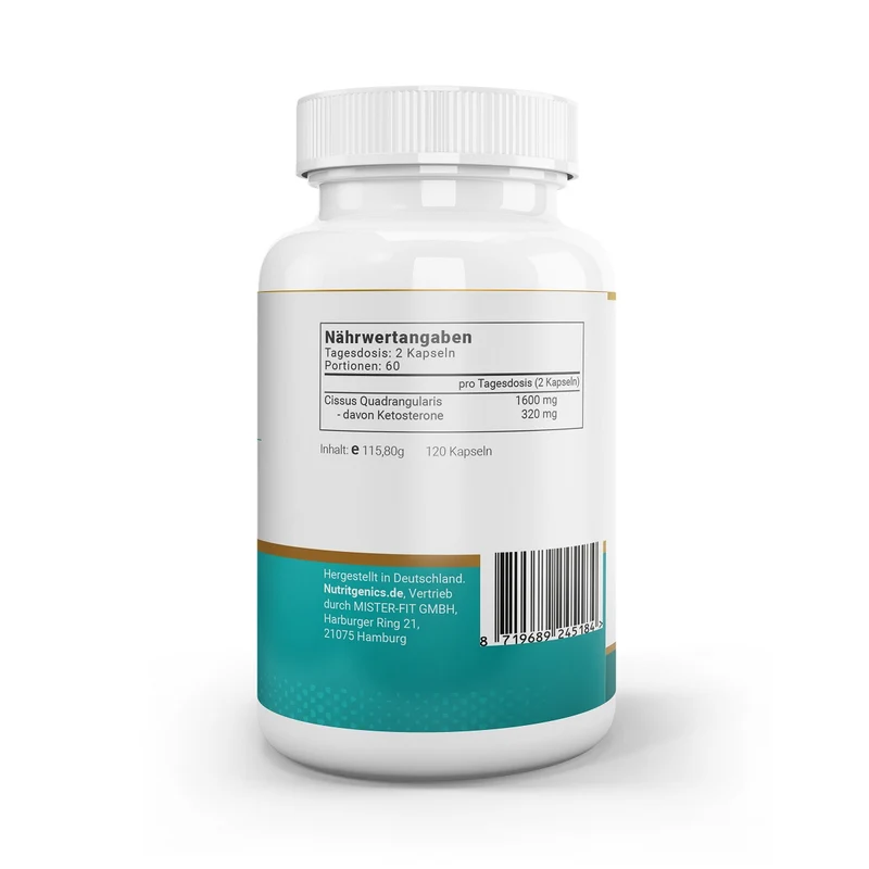 Nutrigenics Cissus Quandrangularis, 120 Kapseln
