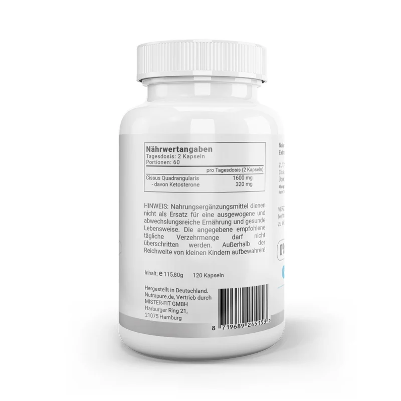 Nutrapure Super Cissus, 120 Kapseln