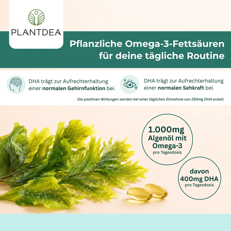 Omega 3 Algenöl Kapseln