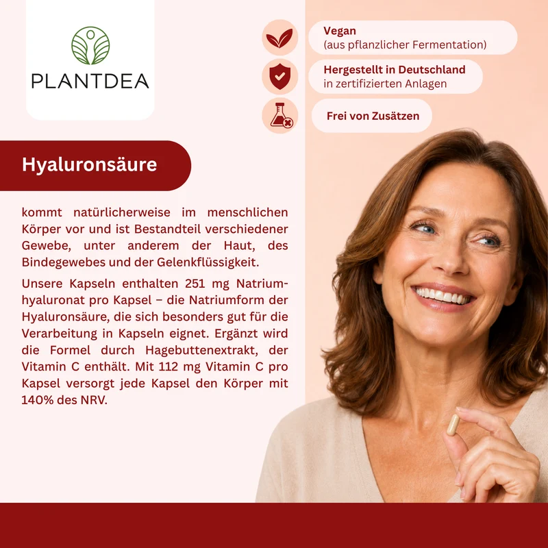 Hyaluron + Vitamin C Kapseln