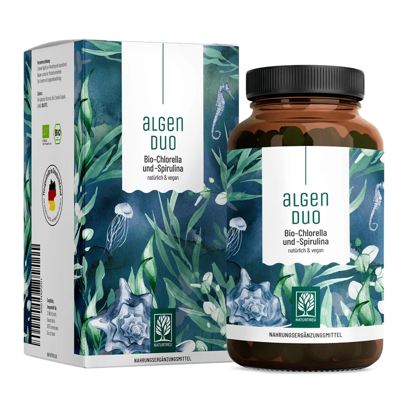 Algenduo: Bio-Chlorella und Bio-Spirulina