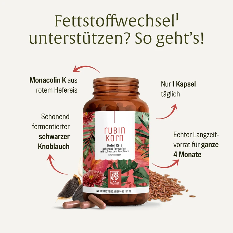 Rubinkorn - Roter Reis natürlich