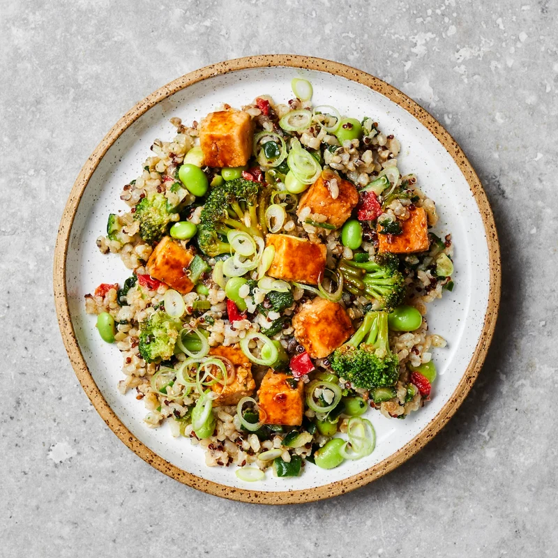 Teriyaki Salmon + Whole Grain Rice (Midi)
