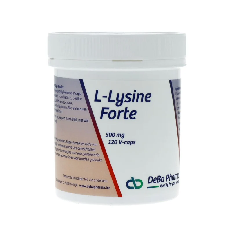 Deba Pharma L-Lysine-Forte 500 Mg 120 vcaps
