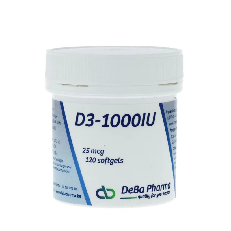 Deba Pharma D3-1000 Iu 25 Mcg 120 softgels