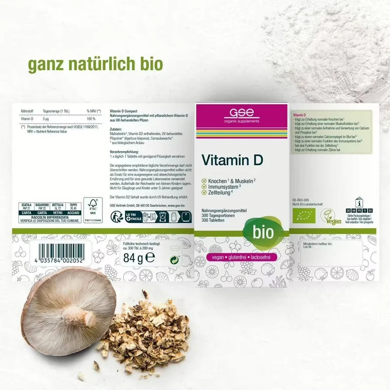 Vitamine D Compact (bio)