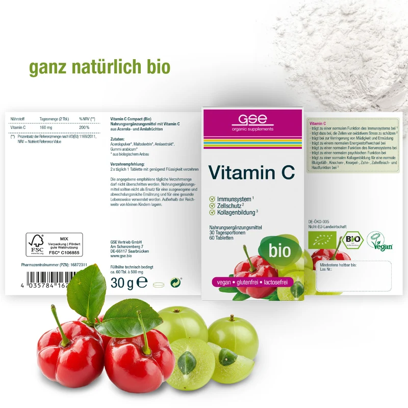Vitamine C Compact (bio)