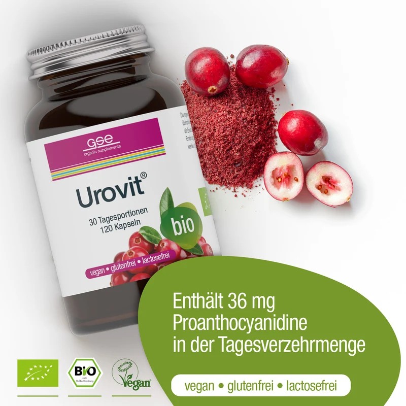 Urovit®-cranberry en gélules (bio)