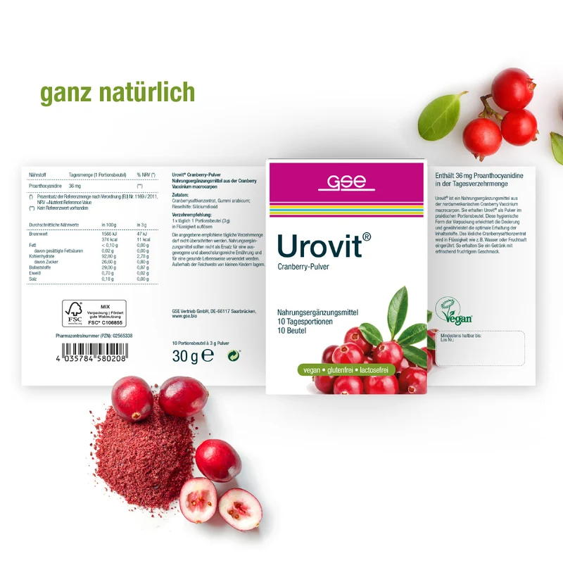 Urovit®-canneberge en poudre