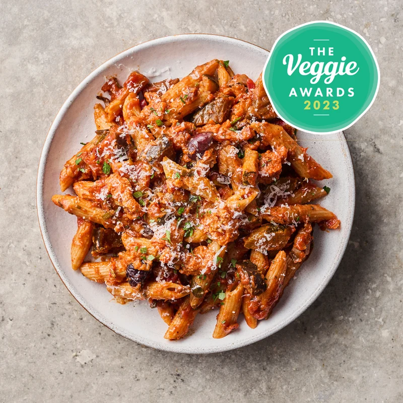 Red Pesto + Roasted Vegetable Penne (Low FODMAP)