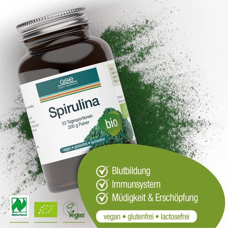 Spiruline bio Naturland (poudre)
