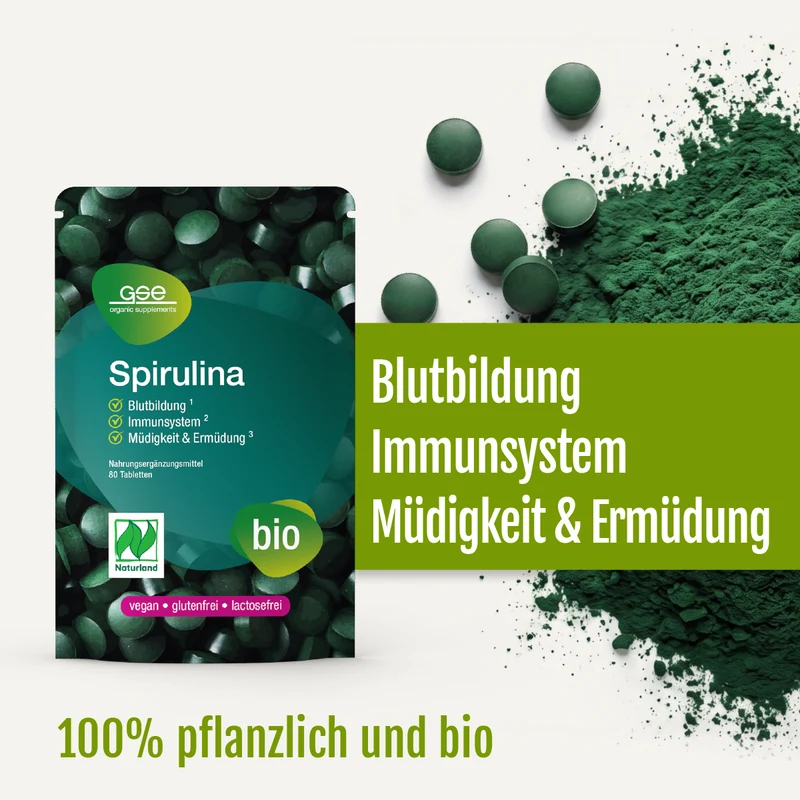Spiruline bio Naturland (comprimés)