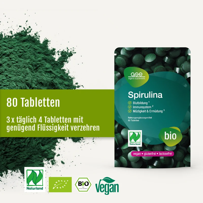 Spiruline bio Naturland (comprimés)
