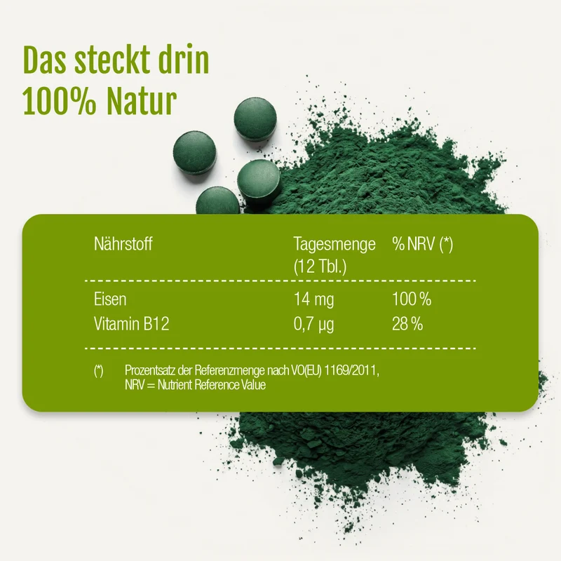 Spiruline bio Naturland (comprimés)