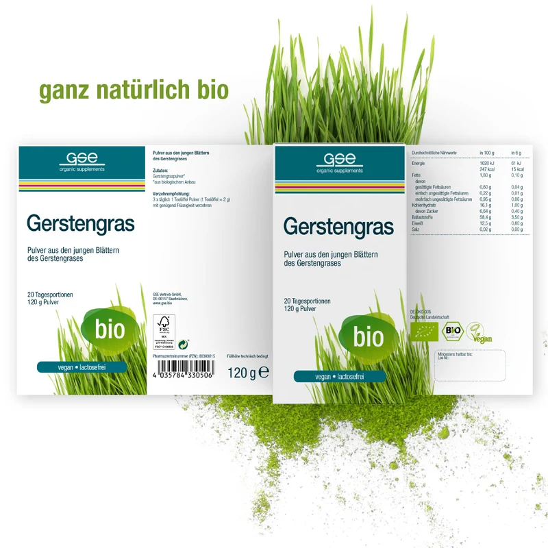 Poudre d'herbe d'orge (bio)