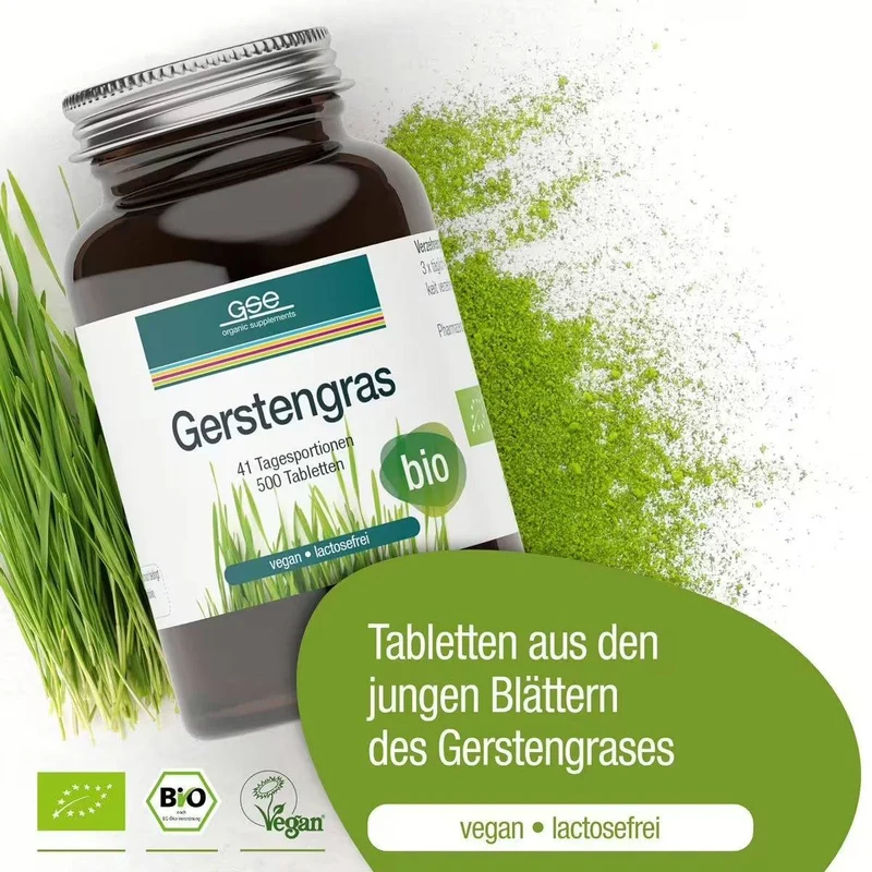 Comprimés d'herbe d'orge (bio)