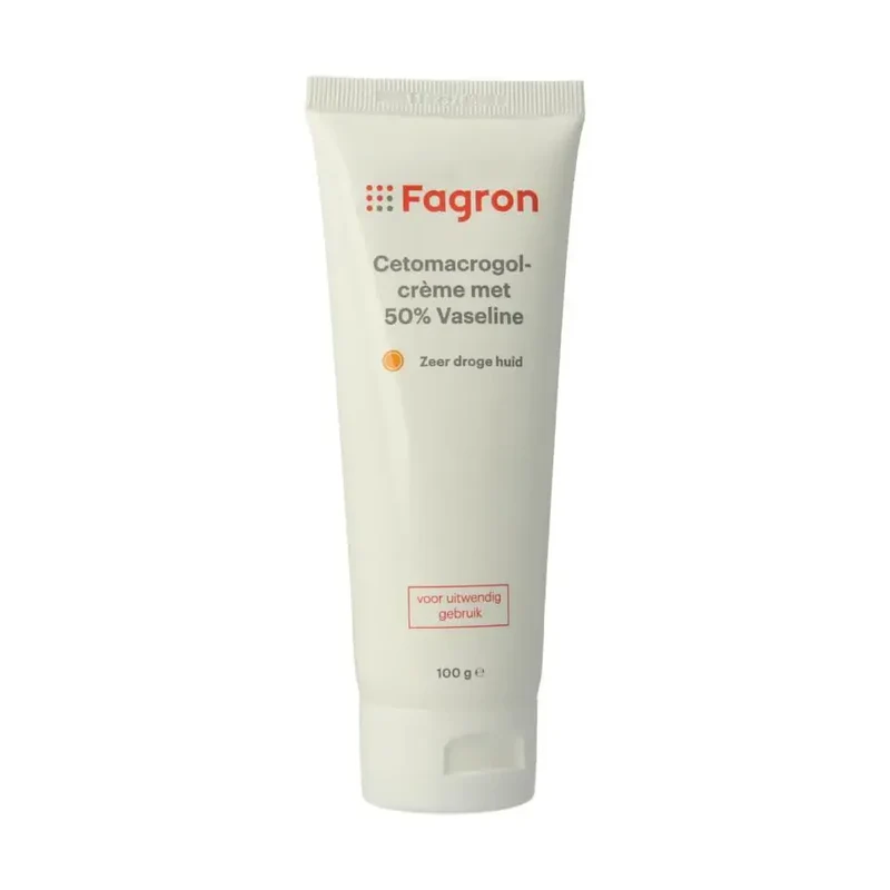 Fagron Cetomacrogol creme 50% vaseline 100 gram